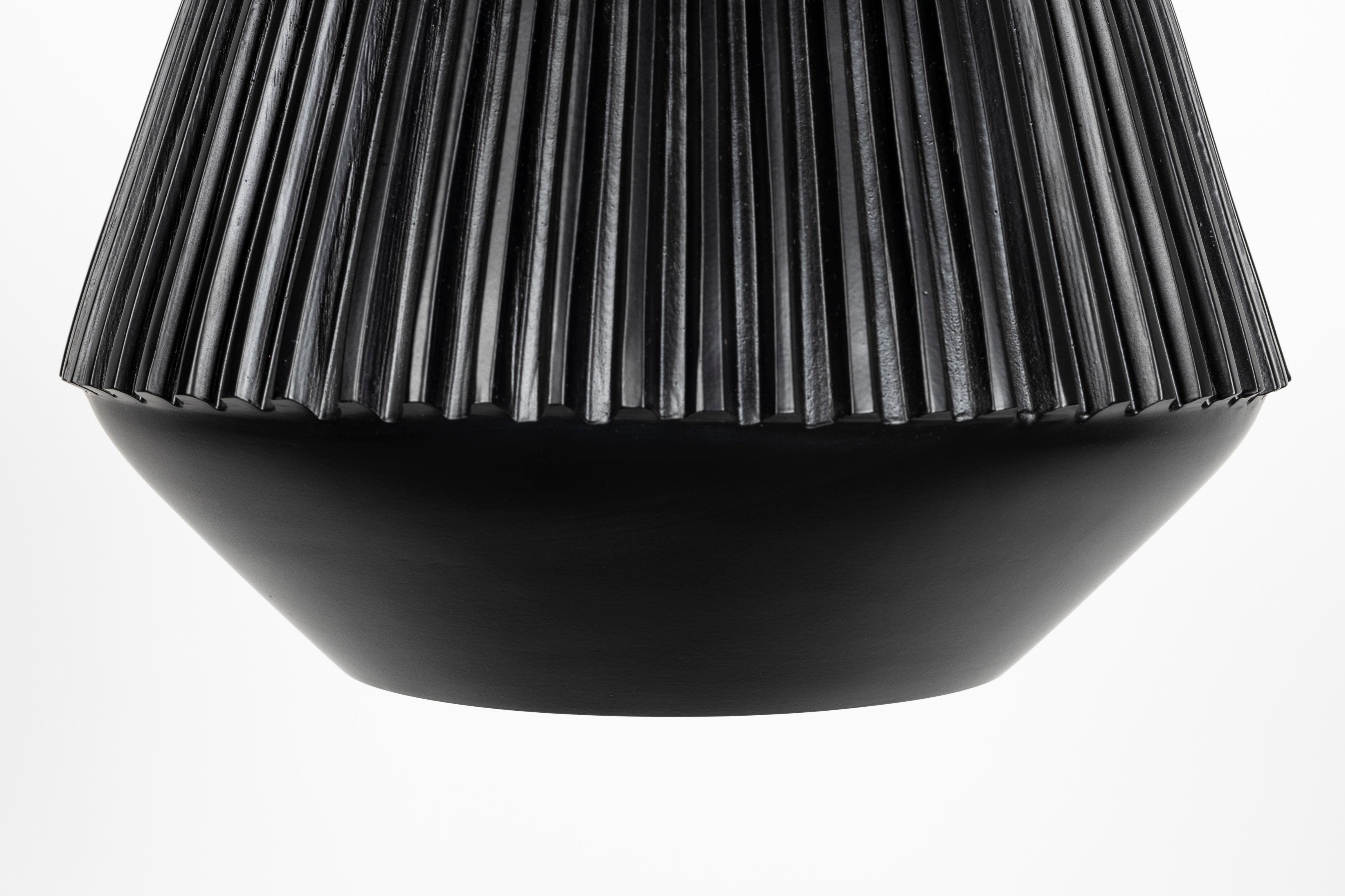 Aysa Hanglamp Breed Zwart