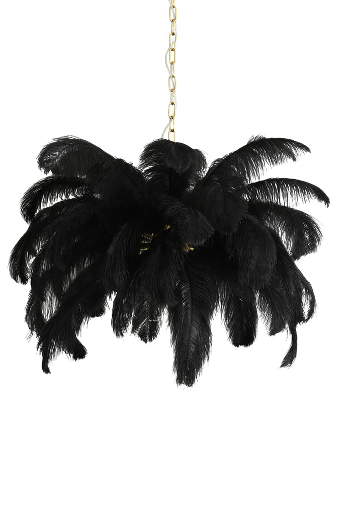 Hanglamp Feather - Zwart - Ø80cm