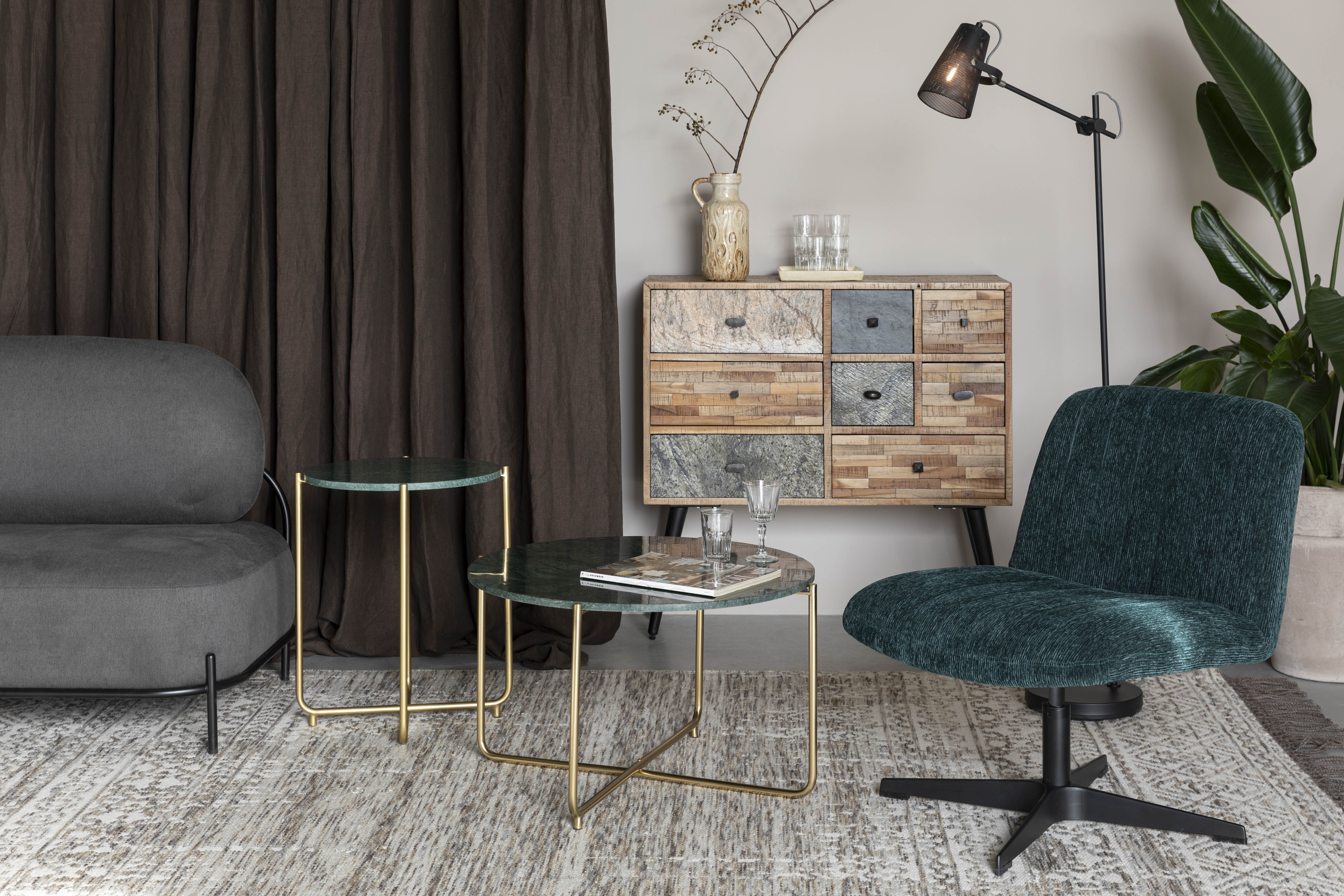 Coffee Table Timpa Marble Green