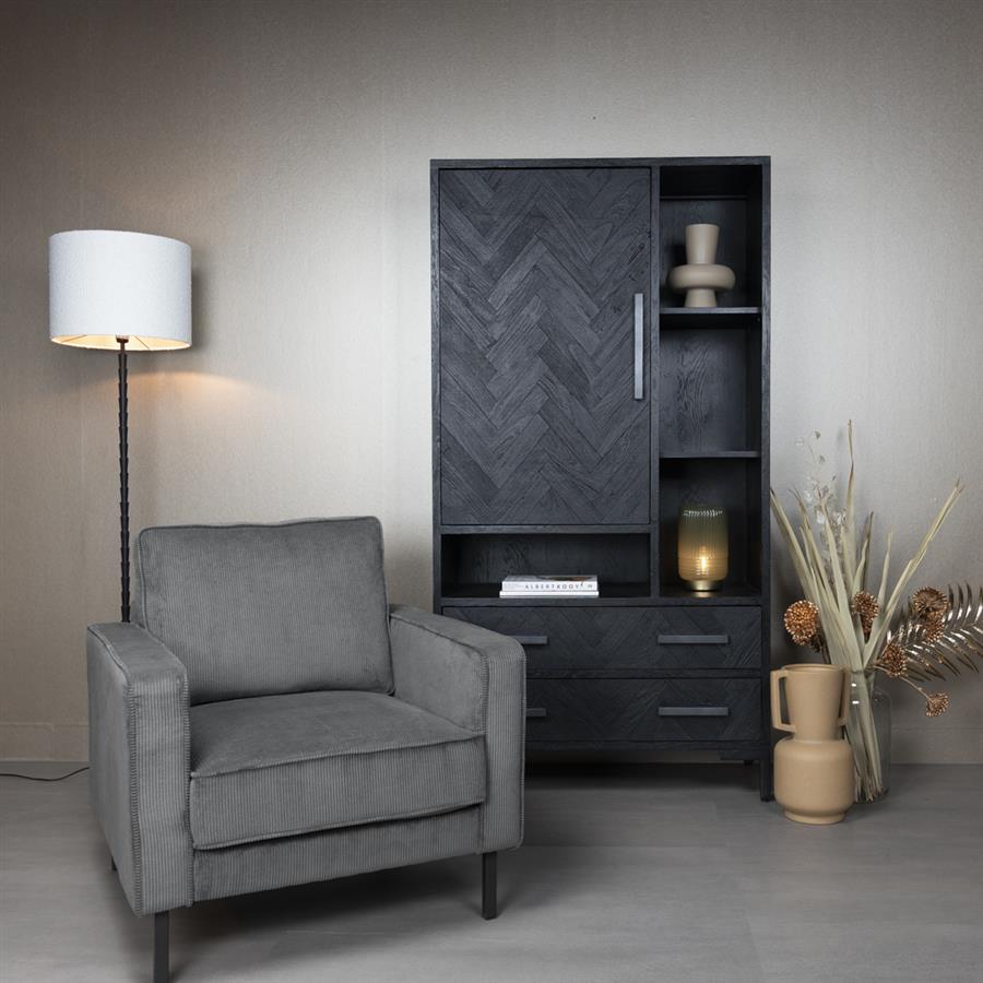 Tower Living Fauteuil Norwich – Bekleed met Luxe Lara Stof