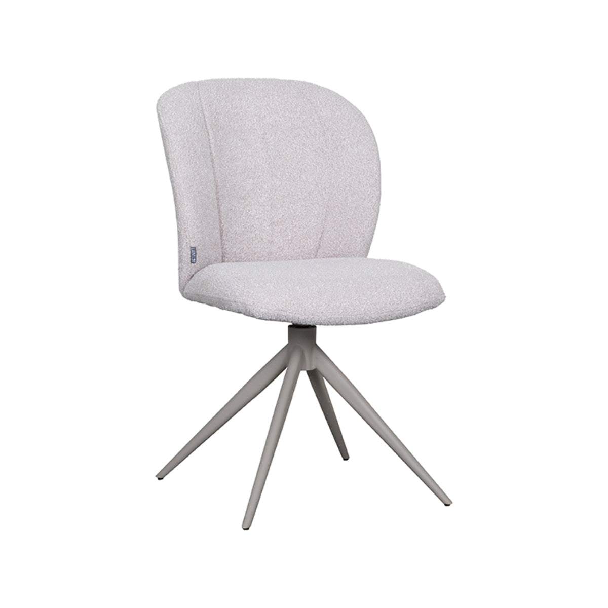 LABEL51 Eetkamerstoel Kimo - Naturel - Boucle