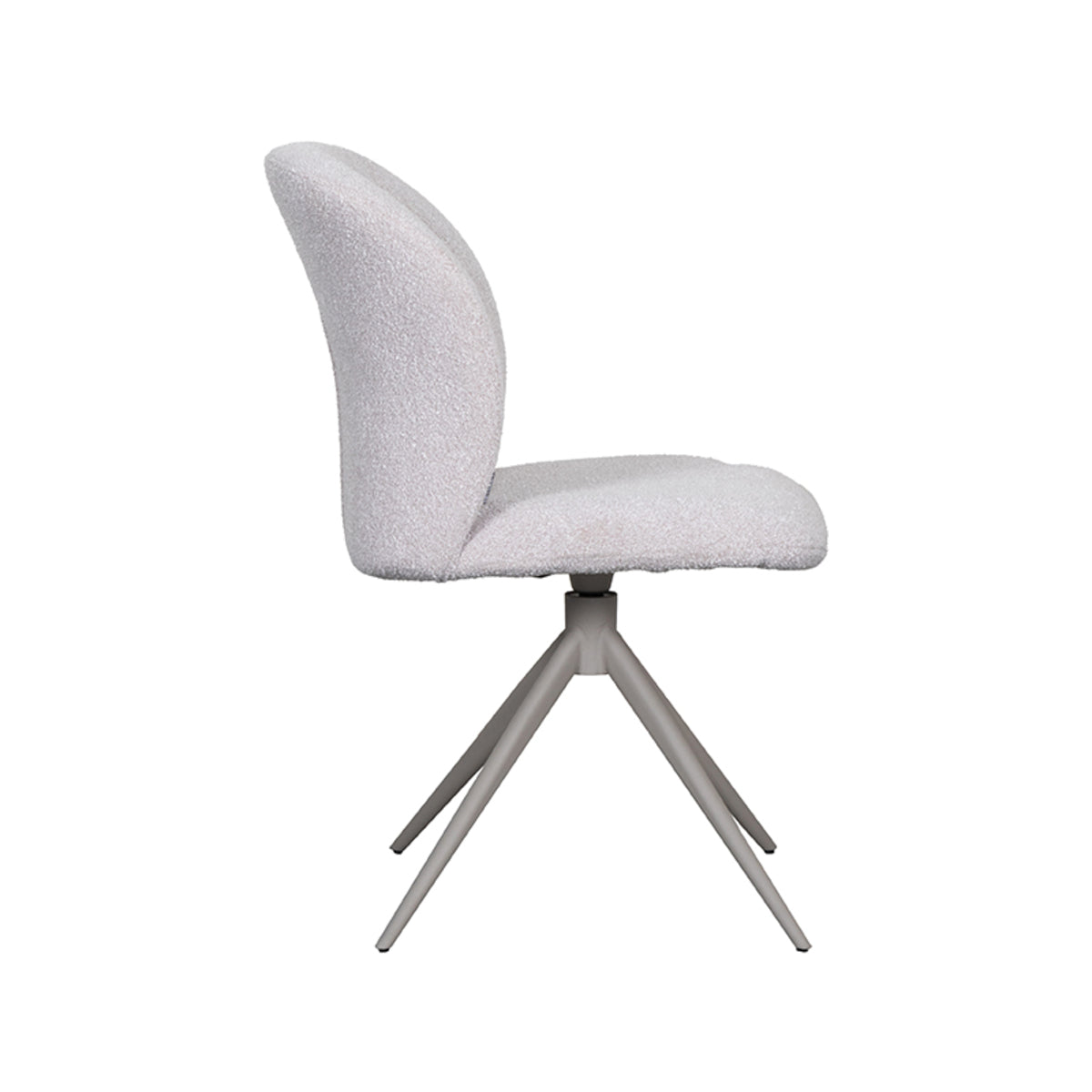 LABEL51 Eetkamerstoel Kimo - Naturel - Boucle