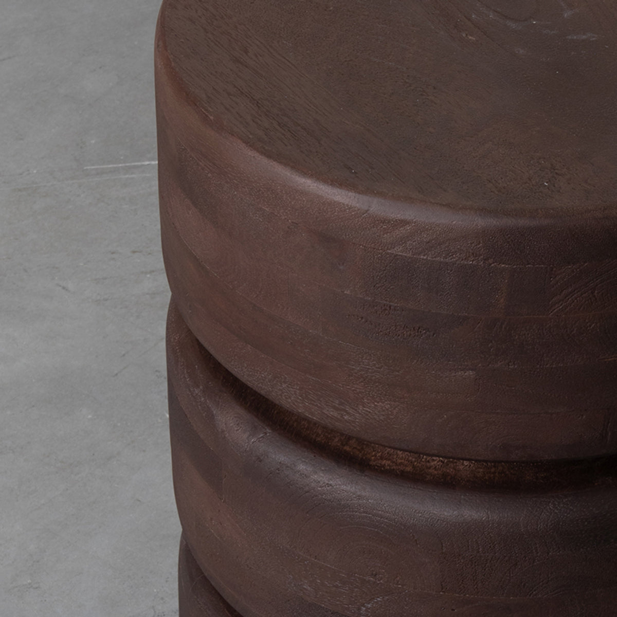 LABEL51 Bijzettafel Milly – Massief Mangohout – Ø35 cm