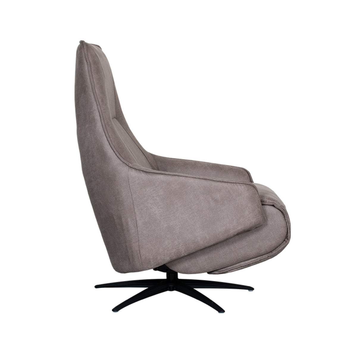 LABEL51 Fauteuil Odense - Taupe - Micro Suede