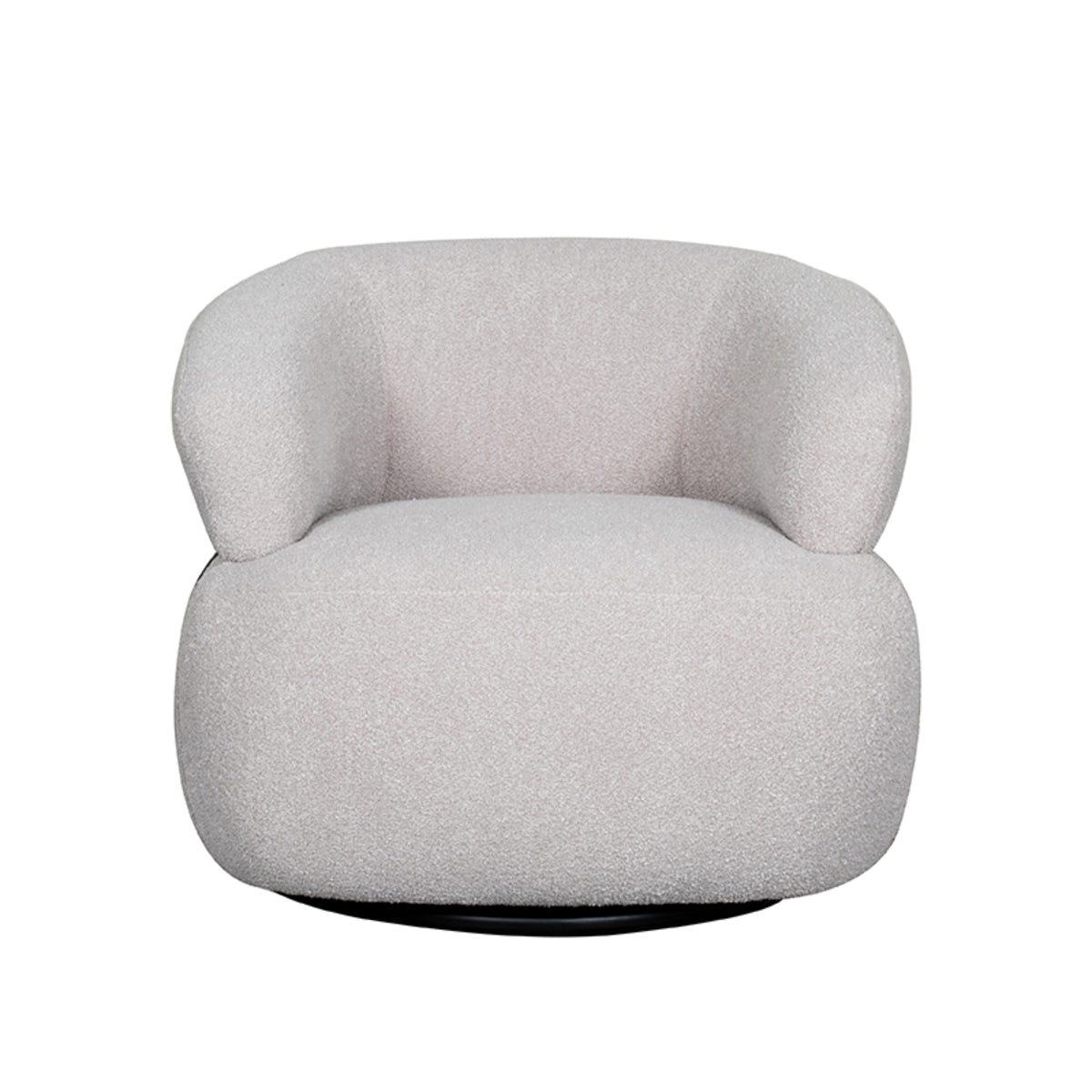 LABEL51 Fauteuil Valenza - Naturel - Boucle