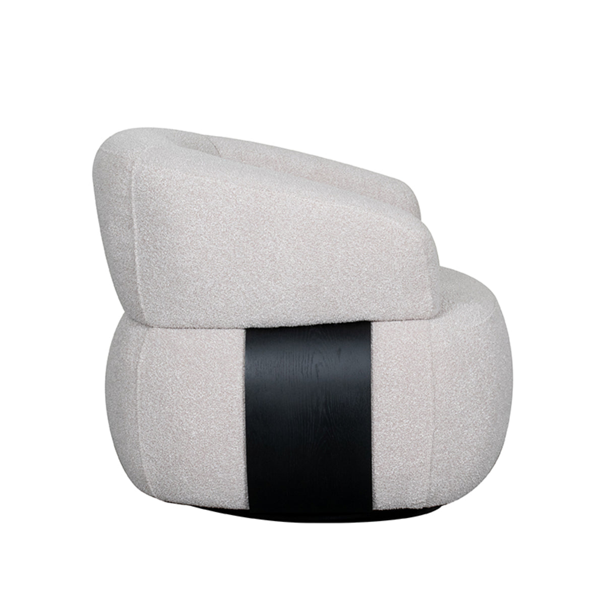 LABEL51 Fauteuil Valenza - Naturel - Boucle