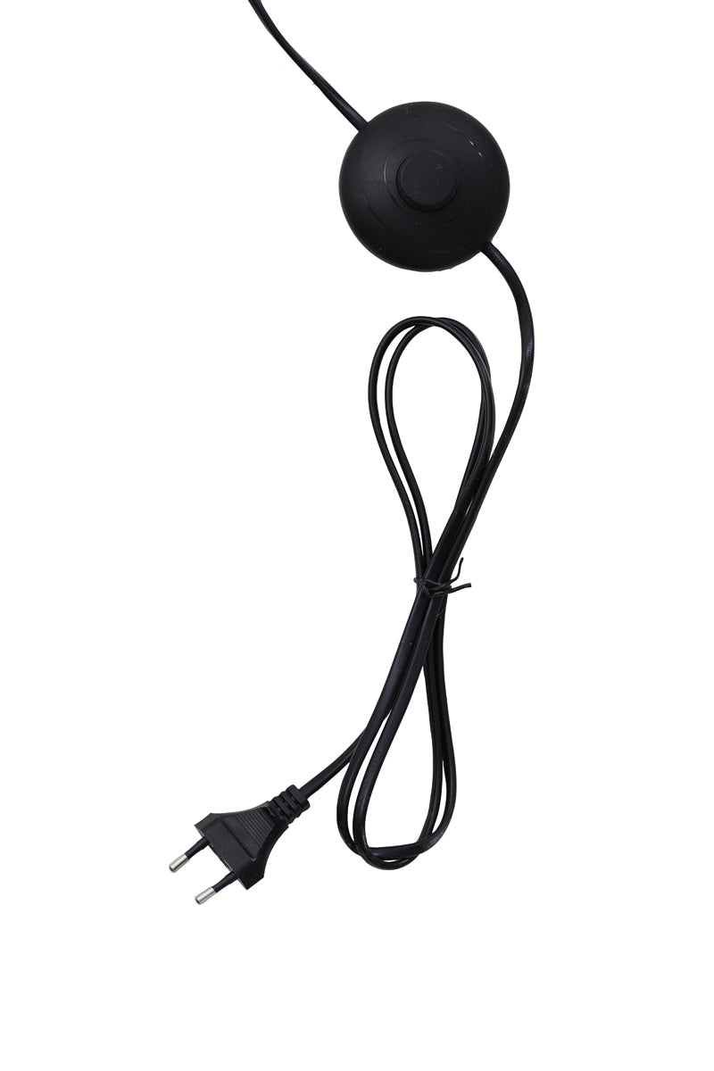 Floor lamp 45x28x160 cm RAKEL matt black+smoked