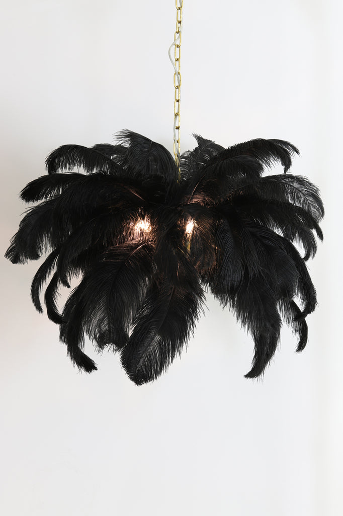 Hanglamp Feather - Zwart - Ø80cm