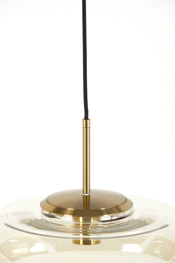 Hanglamp Misty - Smoke Glas - 45x45x48cm