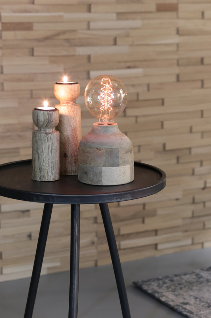 Bijzettafel Envira - Zink - Ø39,5x50,5cm