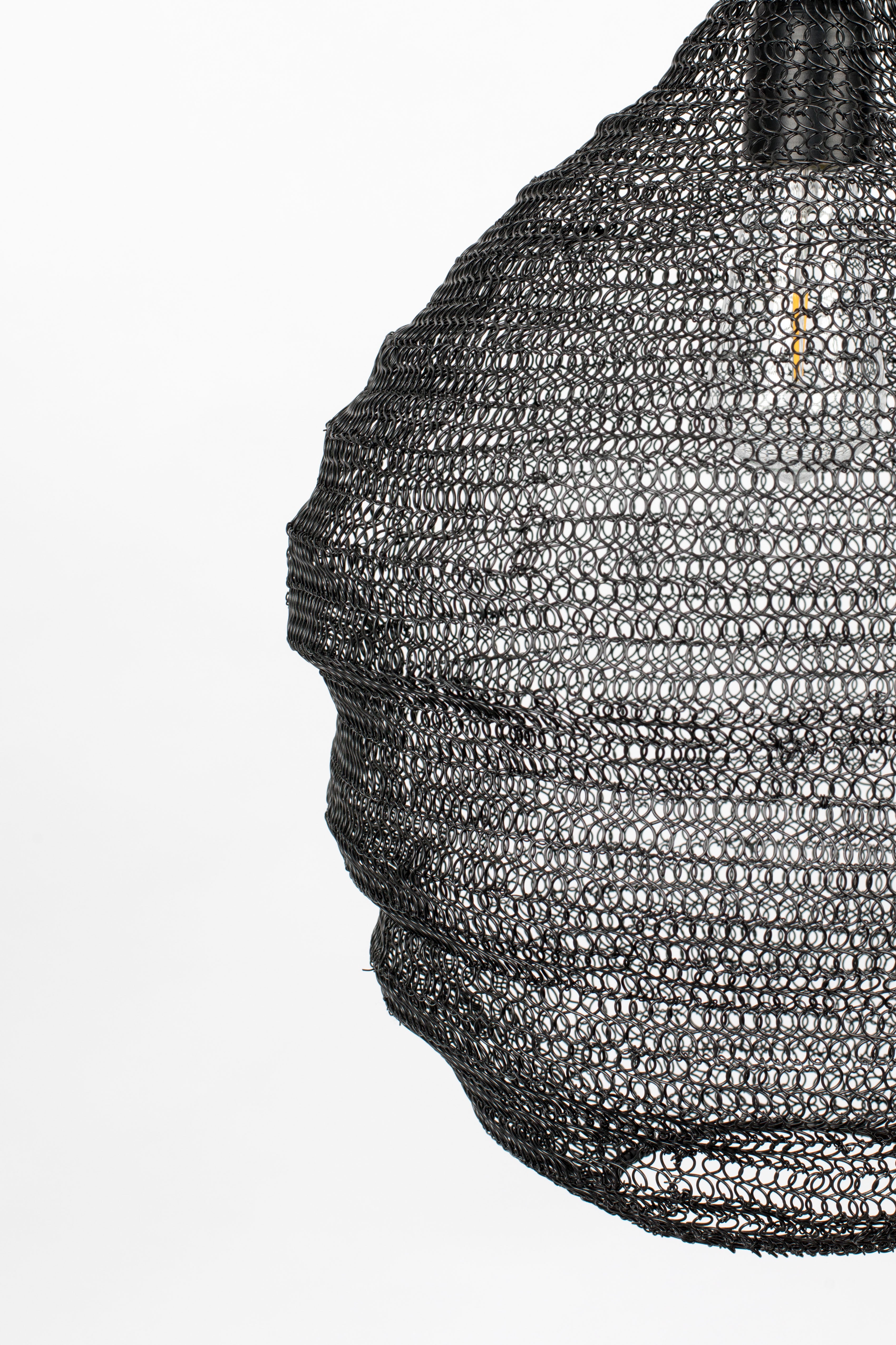 Lena Hanglamp M Zwart