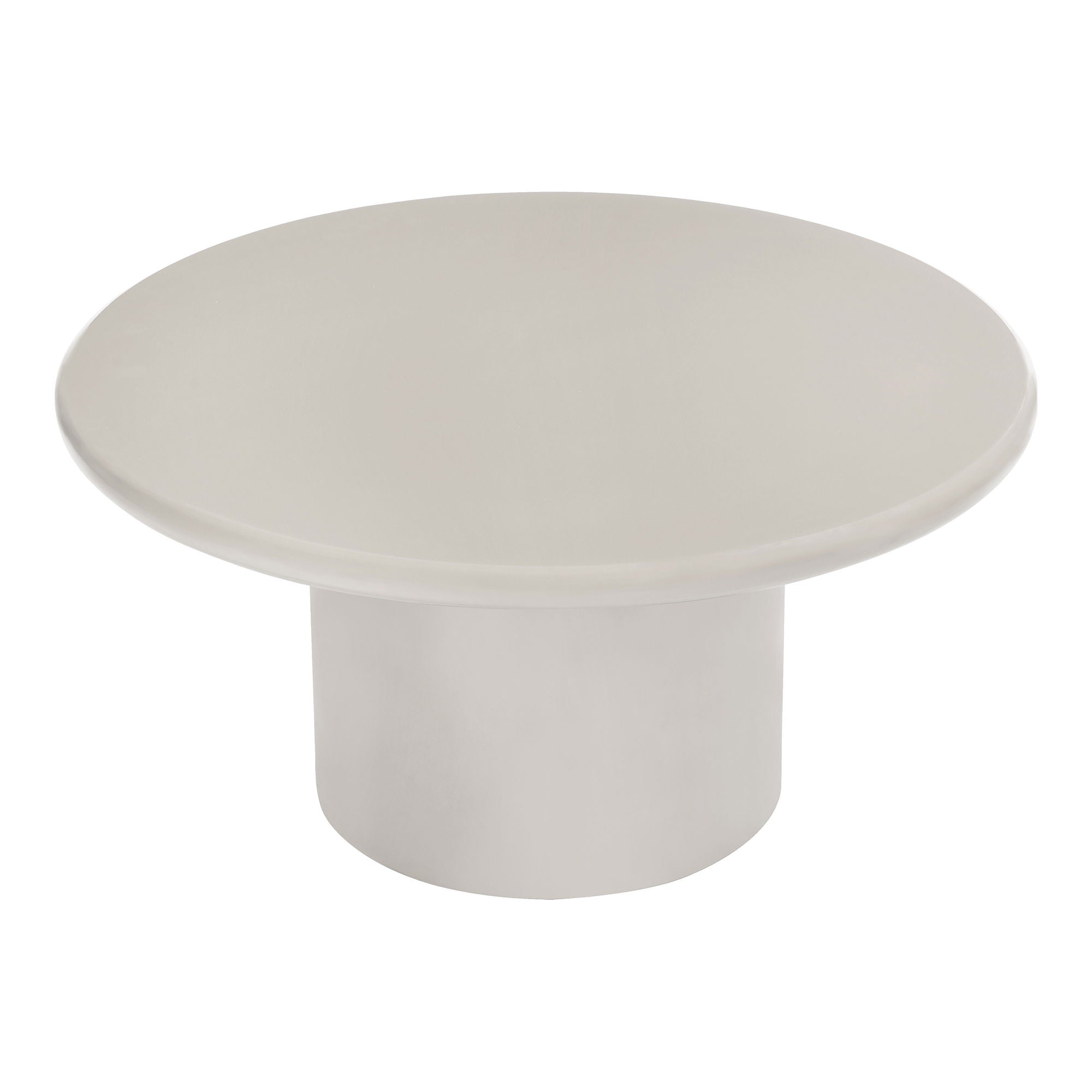 Nagano Coffee Table - Coffee Table, sand<br>ø80x40 cm