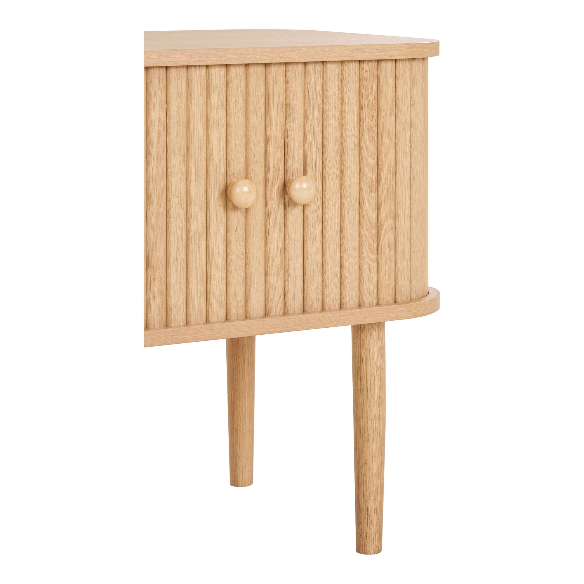 Nikko Side Table - Side table, 2 doors, natural<br>45x40x50,5 cm