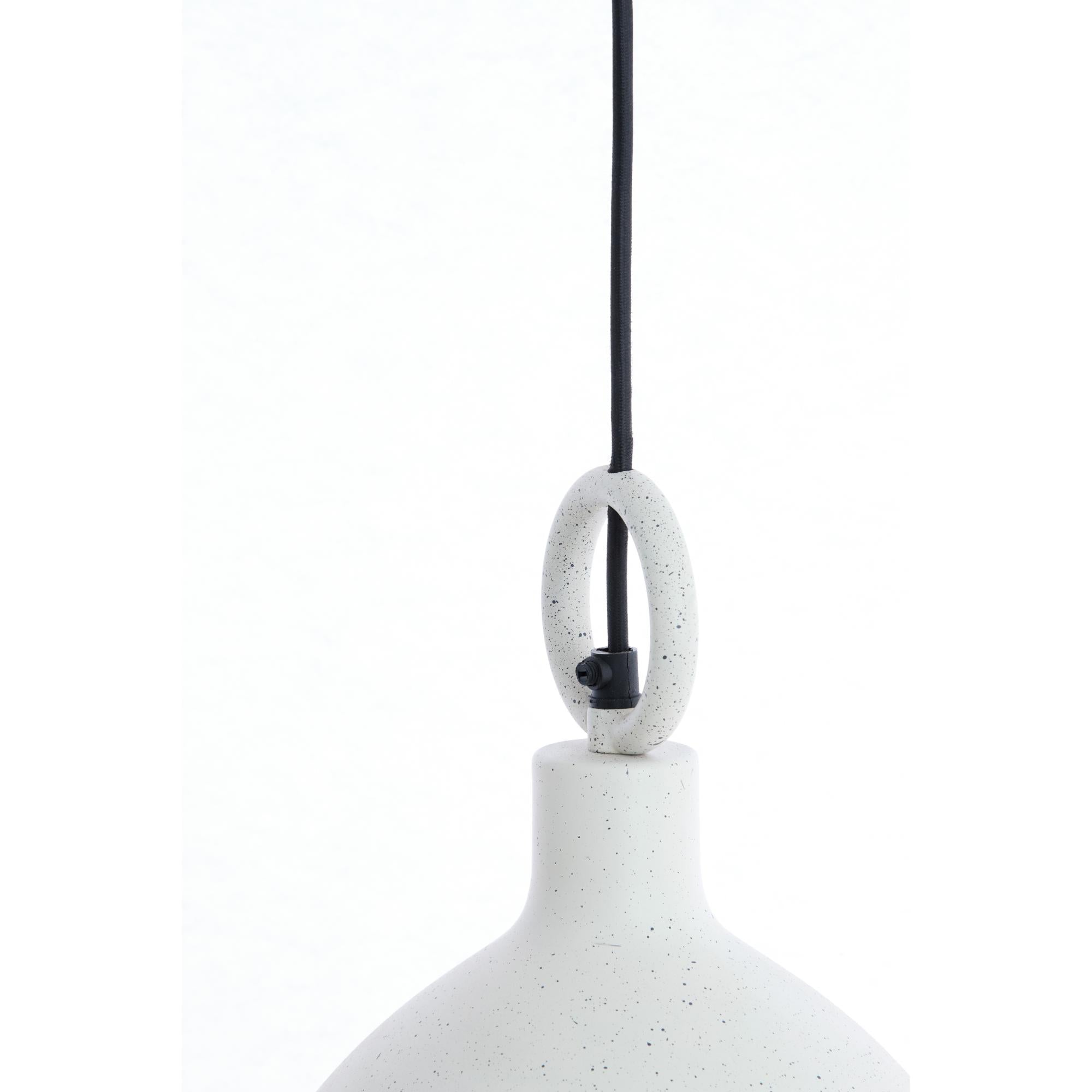 Hanglamp Rosero - Lichtgrijs - Ø24cm