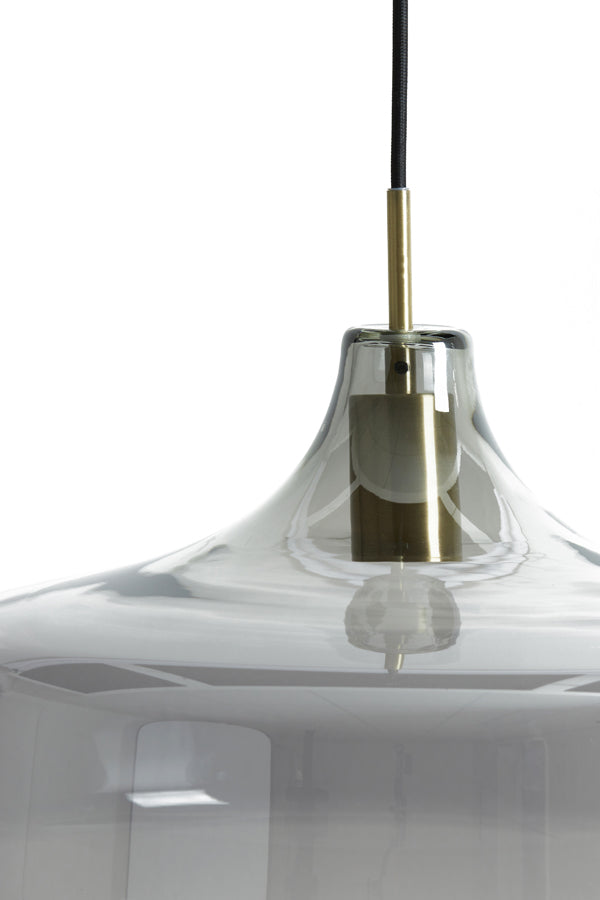 Hanglamp Solna - Smoke Glas - Ø39,5cm