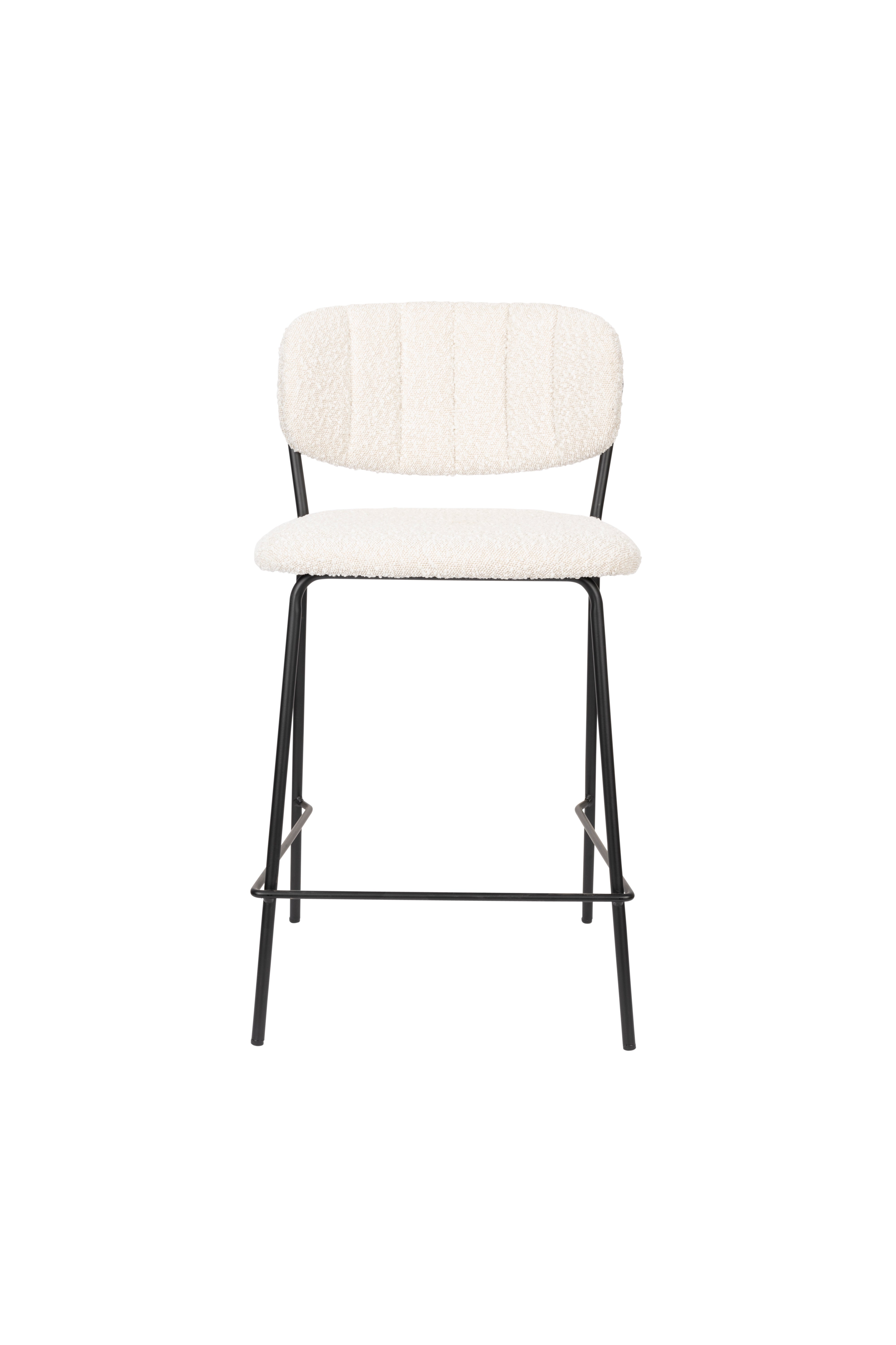 Counter Stool Jolien Black/Bouclé