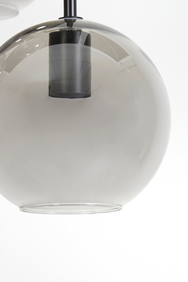 Hanglamp Subar - Smoke Glas - 114x20x120cm - 4L