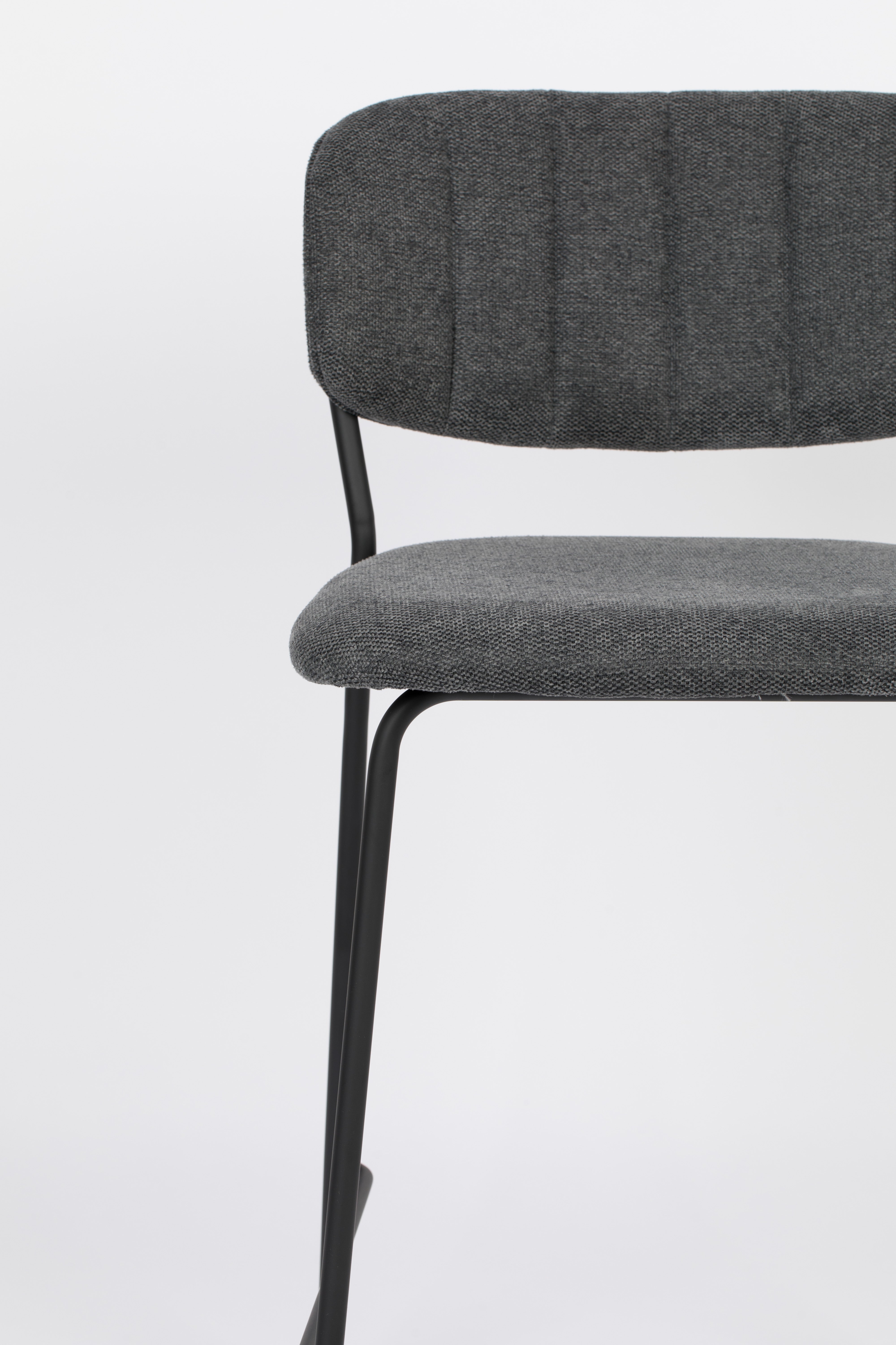 Counter Stool Jolien Black/Dark Grey