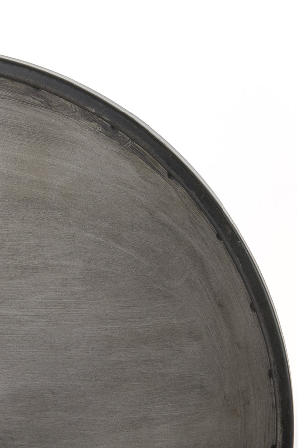 Bijzettafel Envira - Zink - Ø39,5x50,5cm