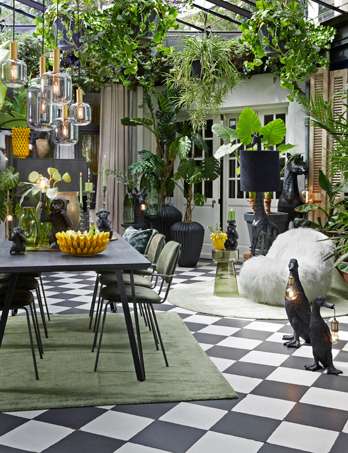 Bijzettafel Dakwa - Groen - Ø30cm