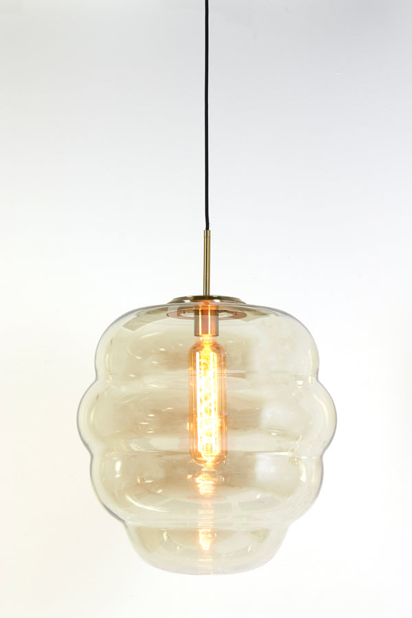 Hanglamp Misty - Smoke Glas - 45x45x48cm
