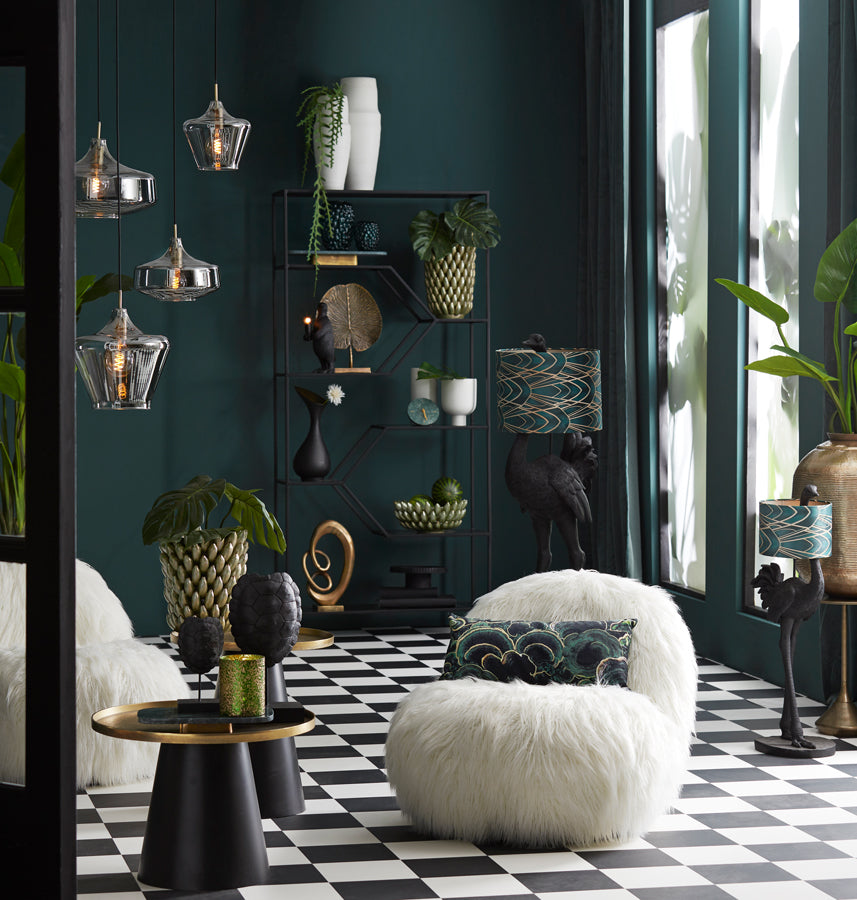 Hanglamp Solna - Smoke Glas - Ø39,5cm