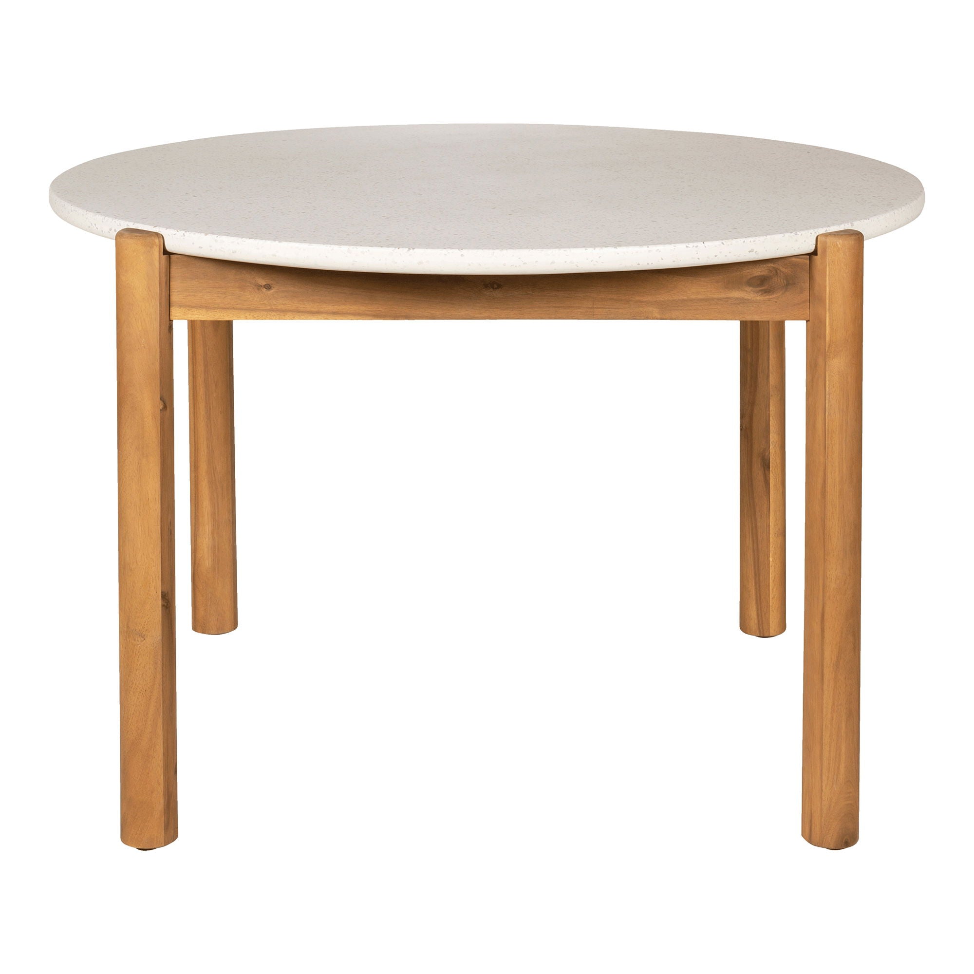 Terracina Dining Table - Dining table, acacia/terrazzo, natural, ø120x76 cm