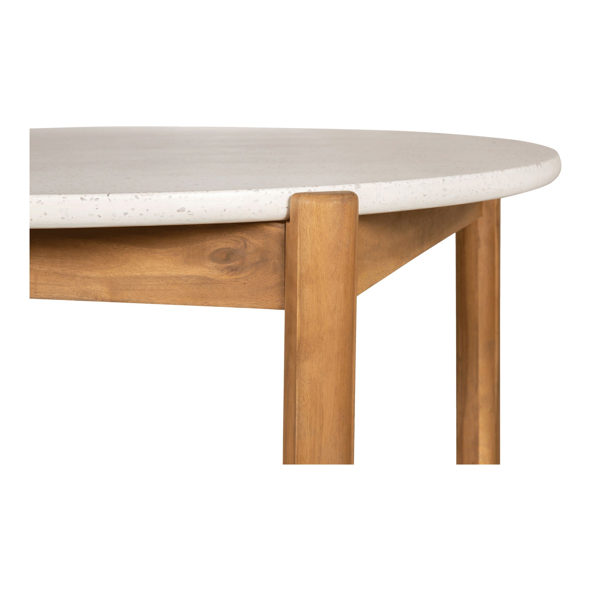 Terracina Dining Table - Dining table, acacia/terrazzo, natural, ø120x76 cm