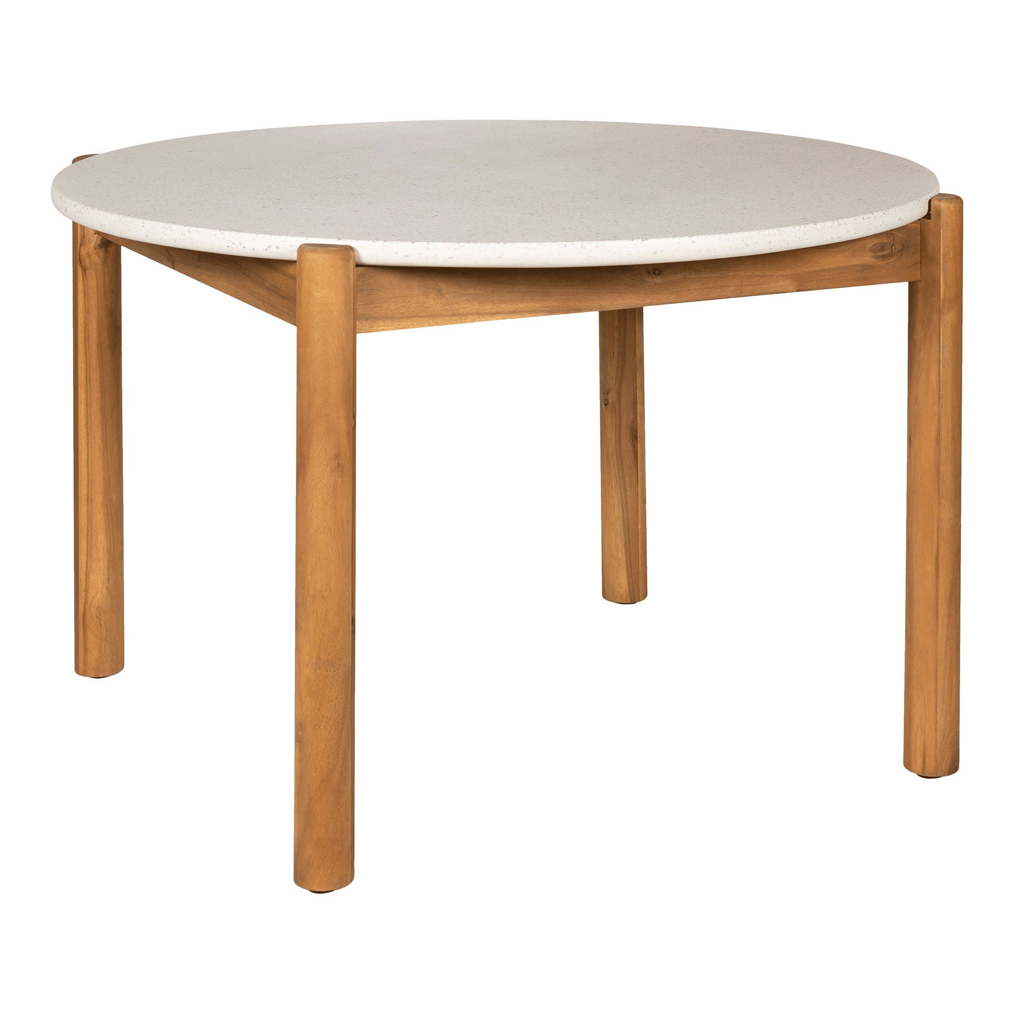 Terracina Dining Table - Dining table, acacia/terrazzo, natural, ø120x76 cm