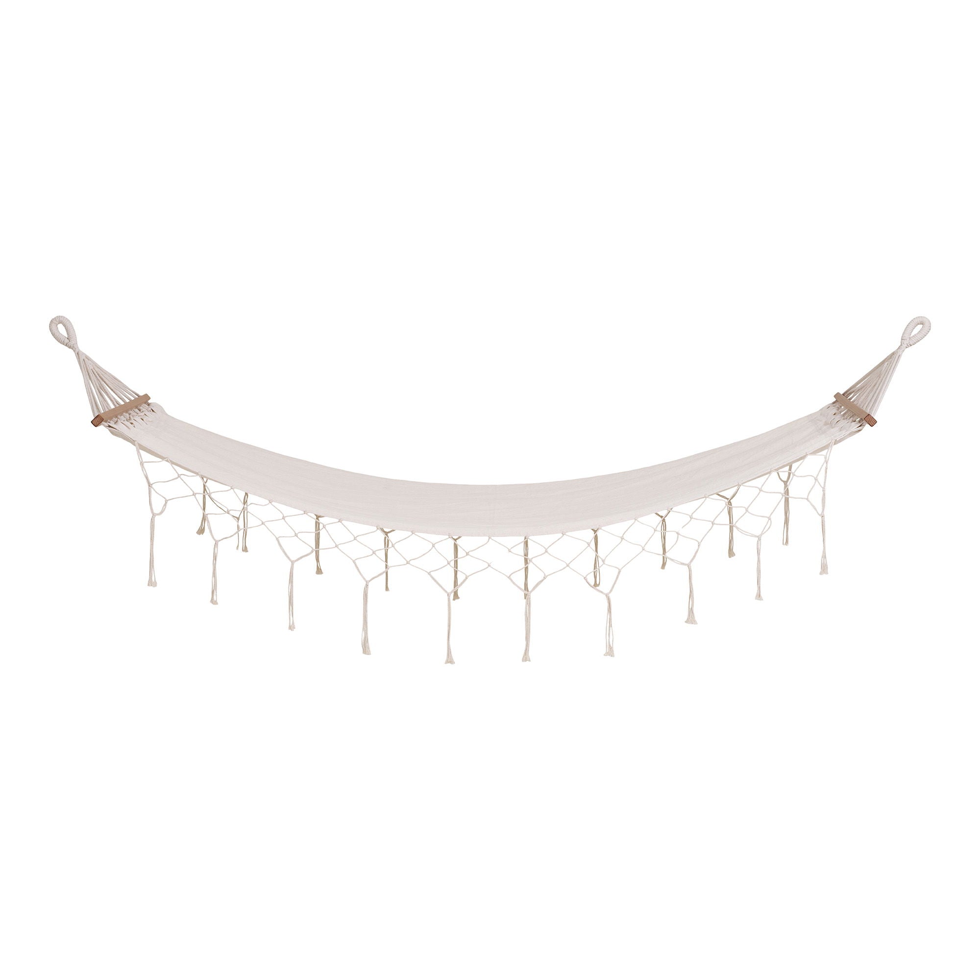 Edessa Hammock - Hammock, polyester/cotton, larch, off white