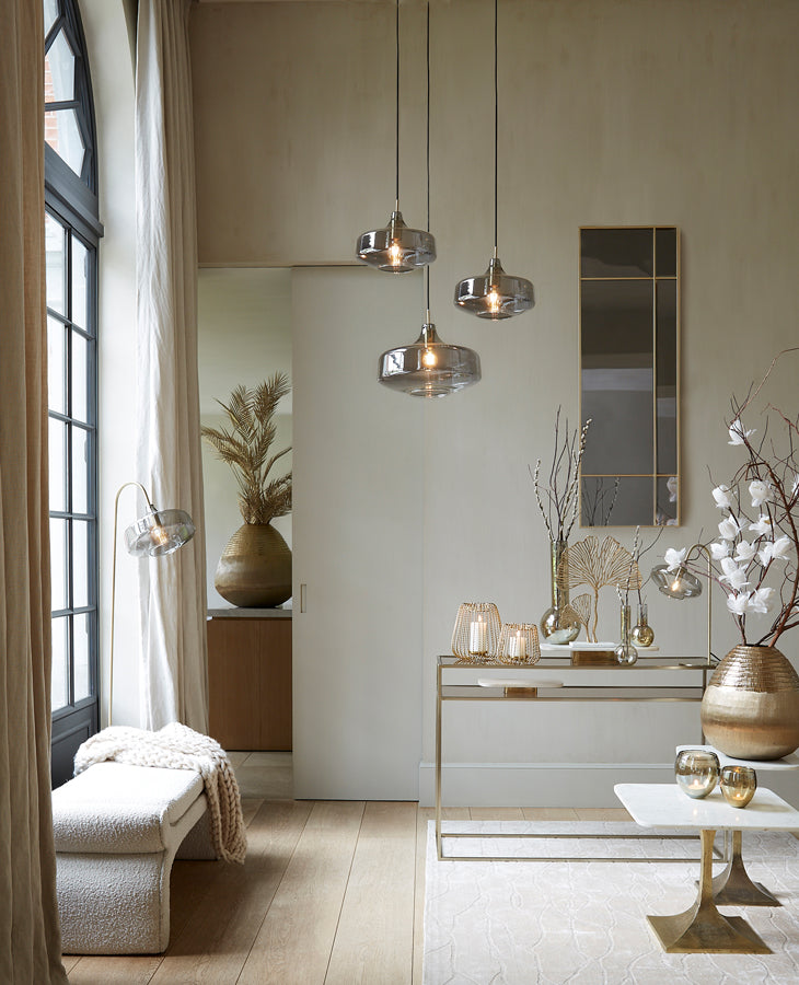 Hanglamp Solna - Smoke Glas - Ø39,5cm