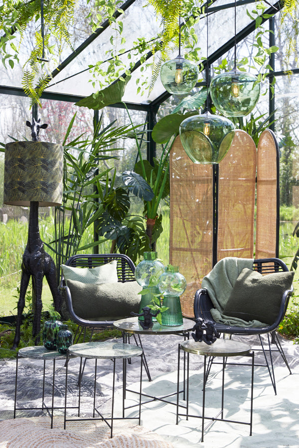 Hanglamp Mayson - Glas Groen - Ø40cm