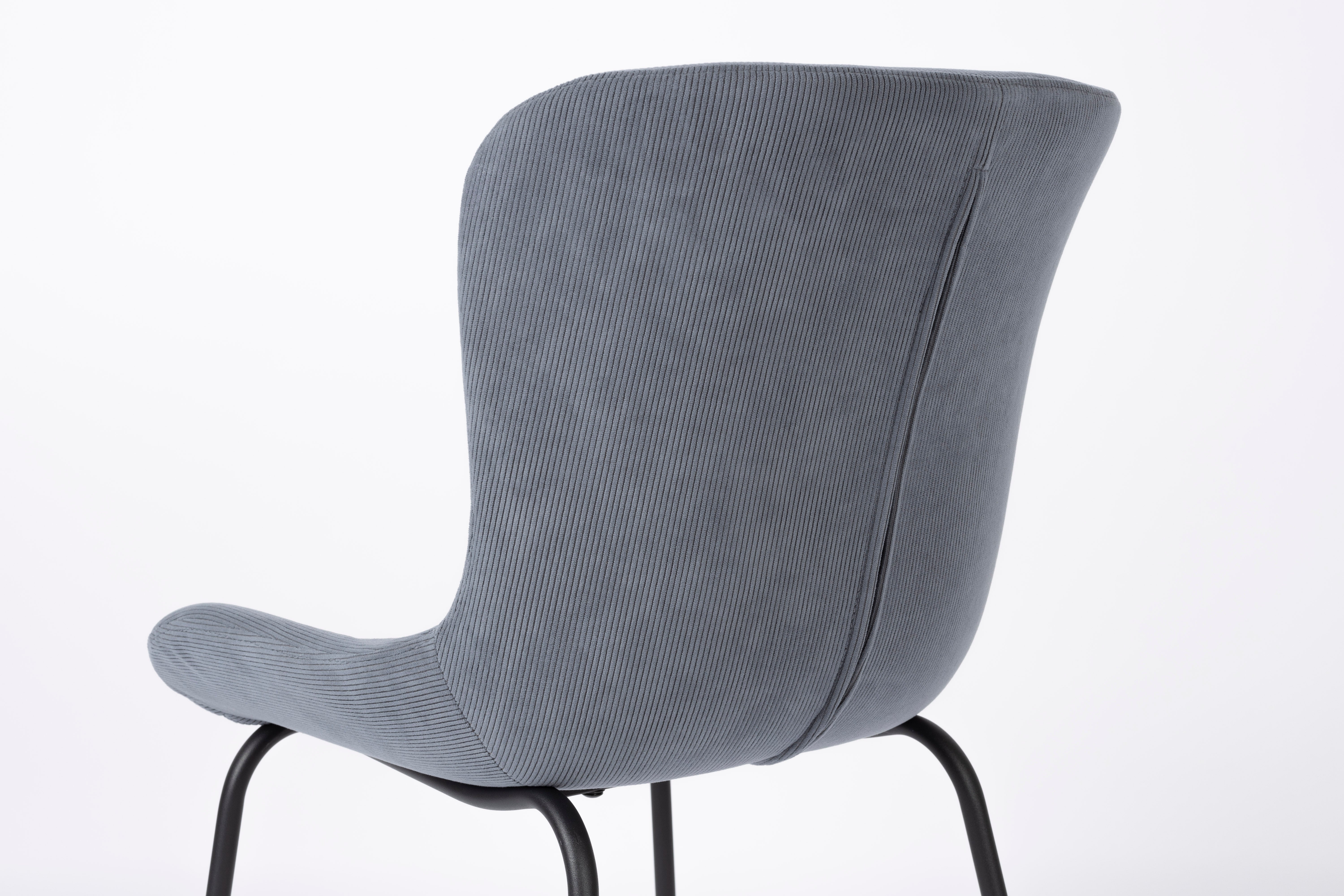 Sivhølm Stoel Junzo Rib – Zacht ribfluweel & ultiem zitcomfort