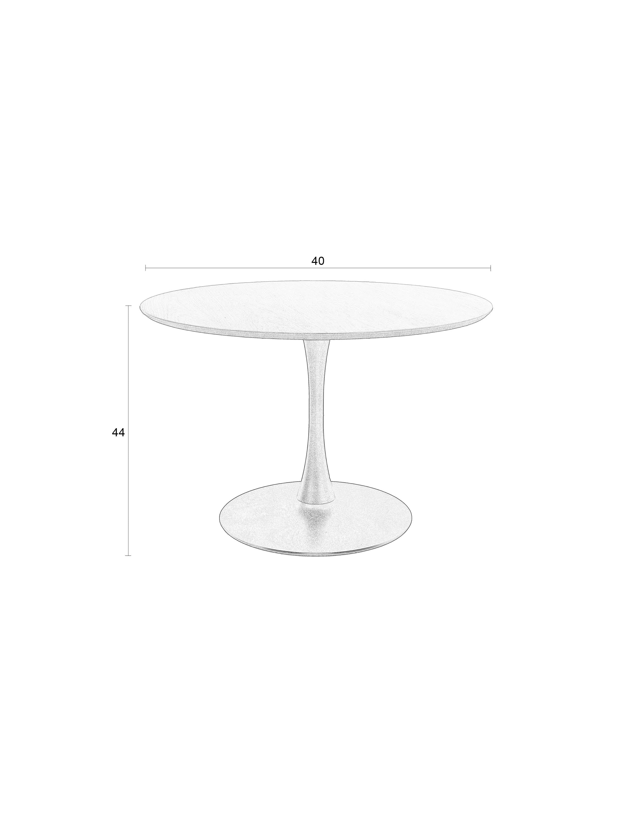 Raku Tafel Bruin/Zwart