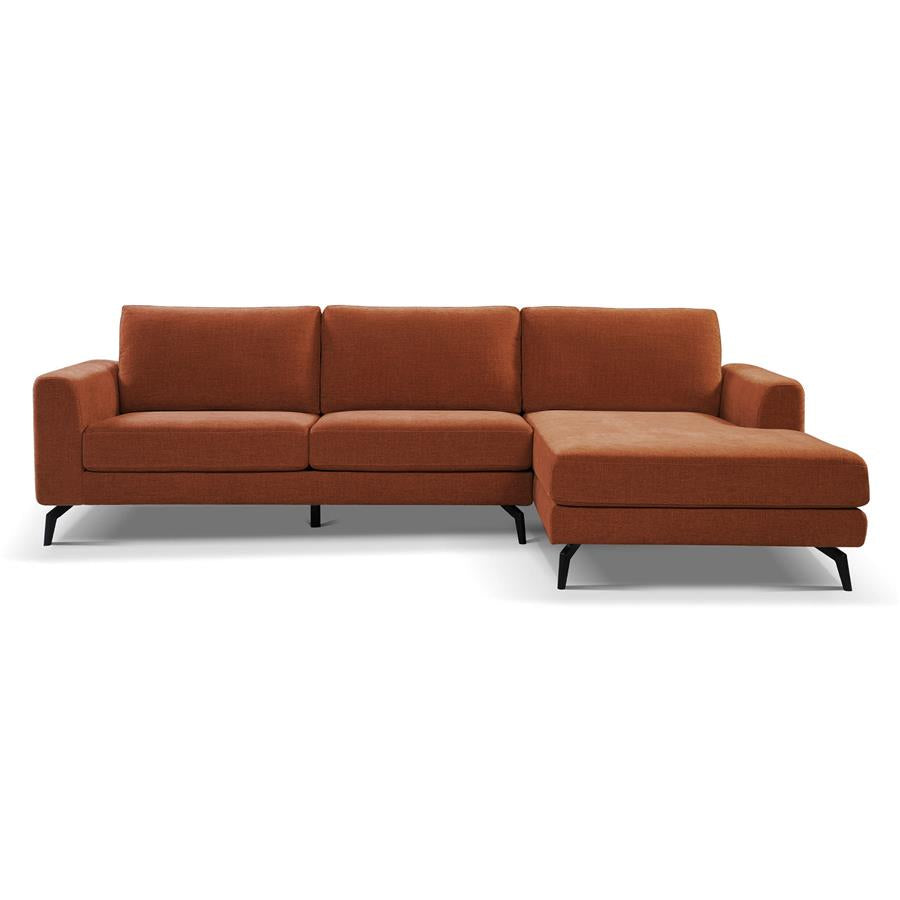 Tower Living Hoekbank Highlands – 2,5-Zits met Chaise Longue Rechts – Nature Stof