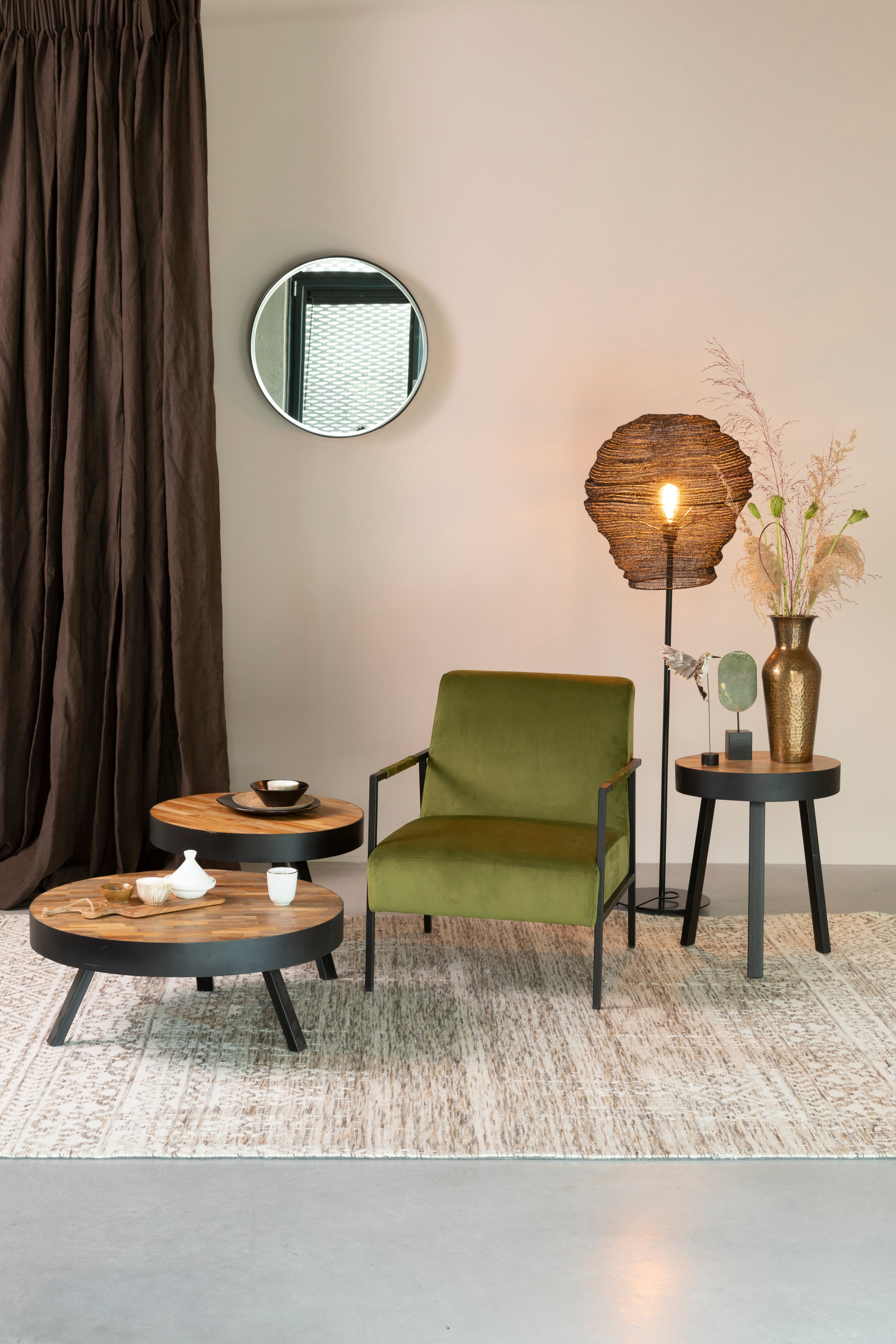 Lena Vloerlamp Zwart