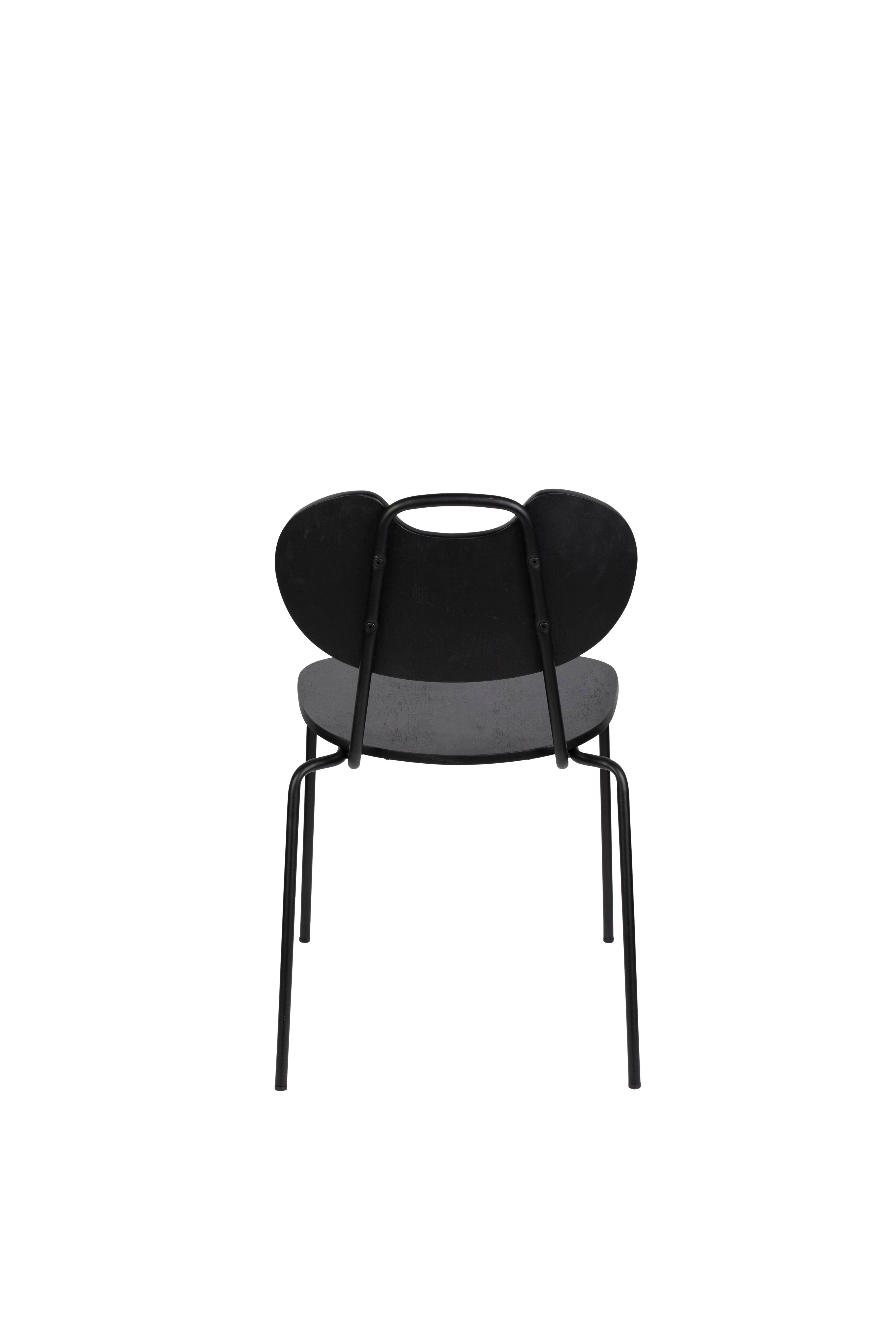 Stoel Aspen Wood Black