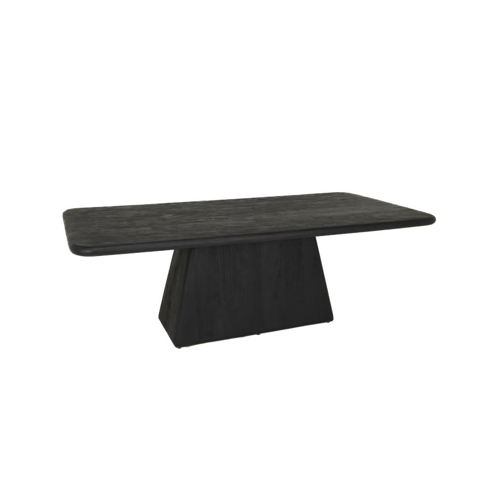 Tower Living Eettafel Asti – Zwart Mangohout – Industrieel & Modern Design