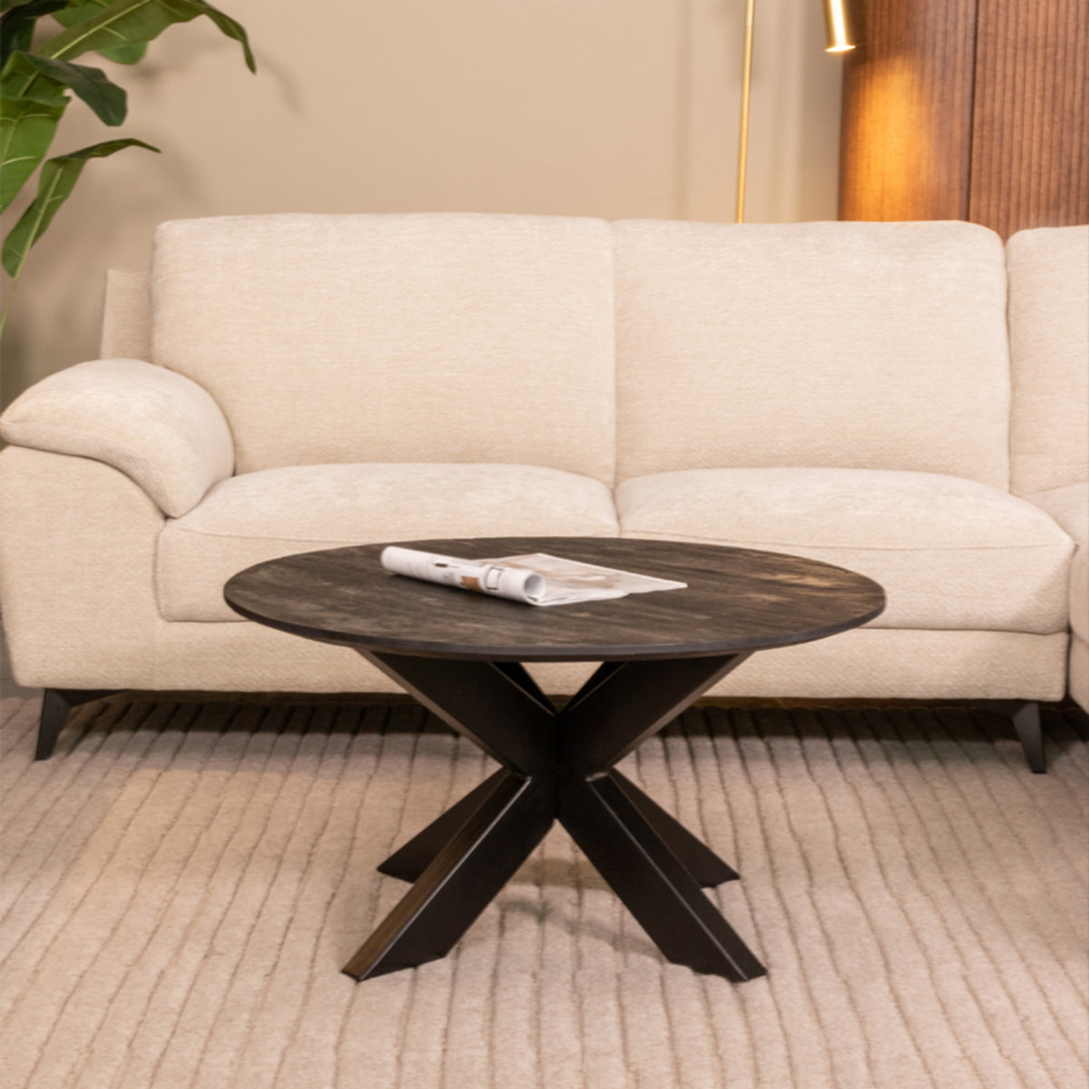 LABEL51 Salontafel Otis - Mangohout - 80 cm