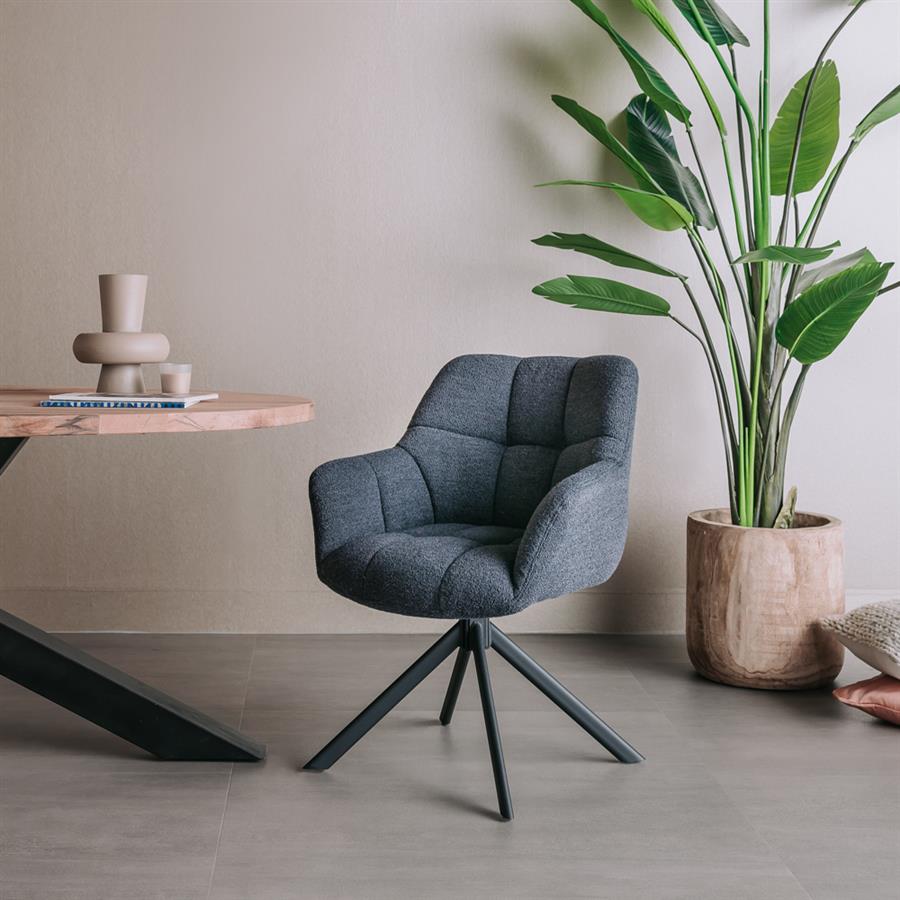 Tower living Alba Eetkamerstoel Draaibaar