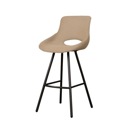 Campo Barstoel - fabric Teddy MJ83 Light brown