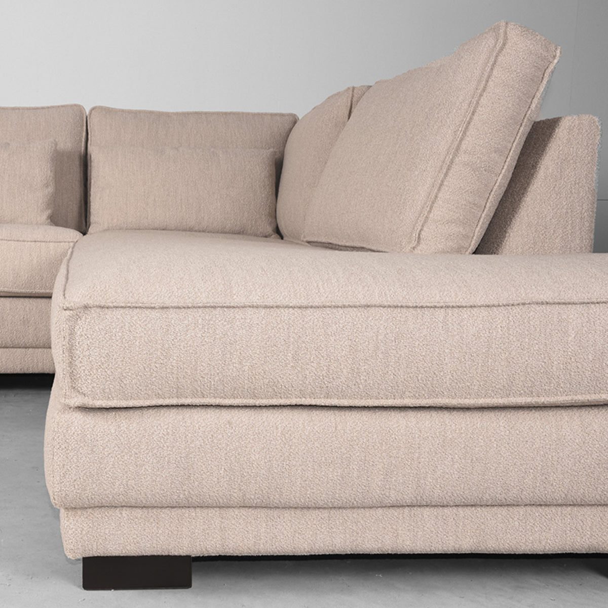 LABEL51 Hoekbank Novano - Naturel - Boucle - Rechts