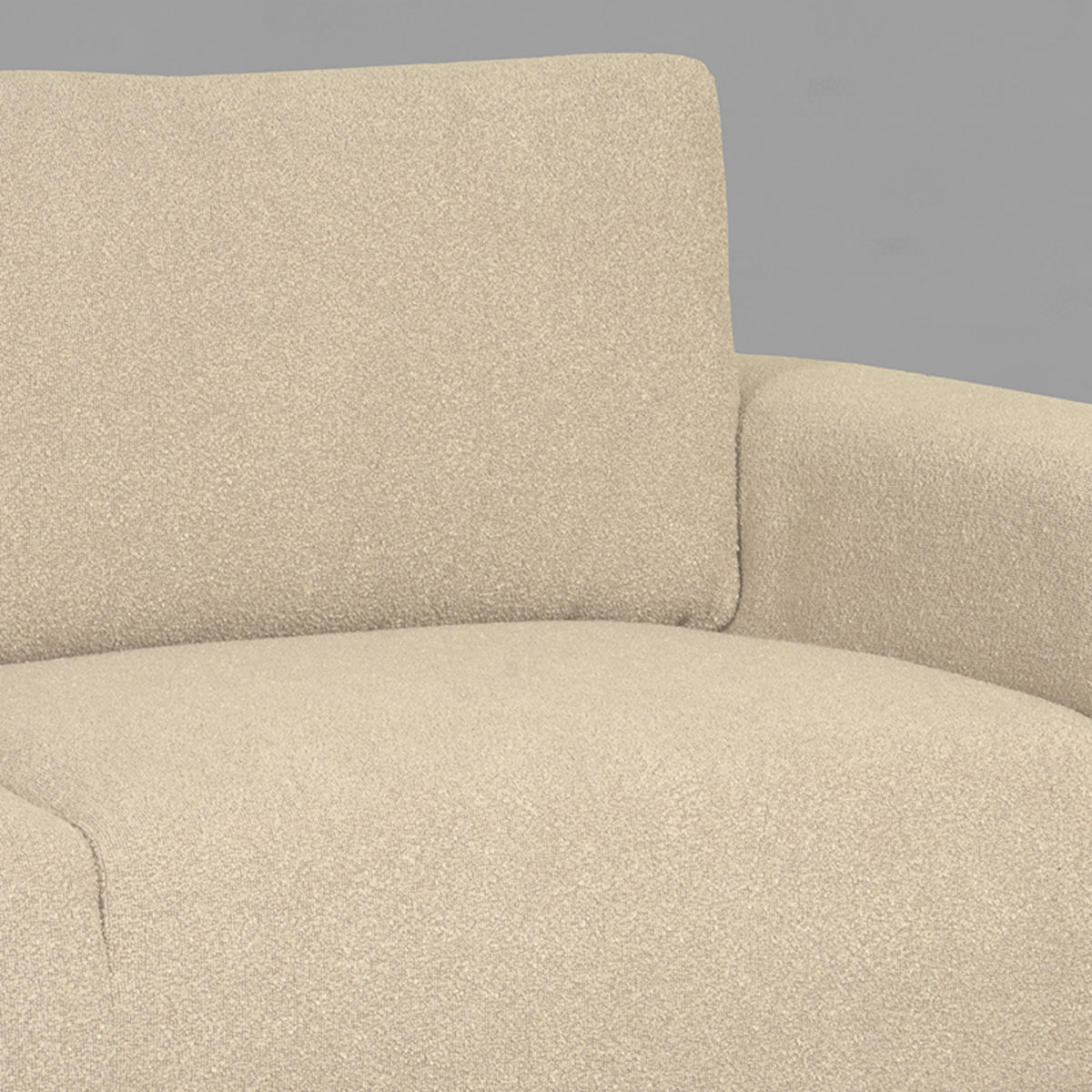 LABEL51 Bank Ferraro – Comfortabele Bouclé Bekleding – 3-Zits