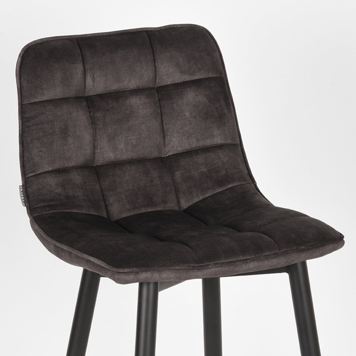 LABEL51 Barkruk Jelt - Velours - Zithoogte 78 cm