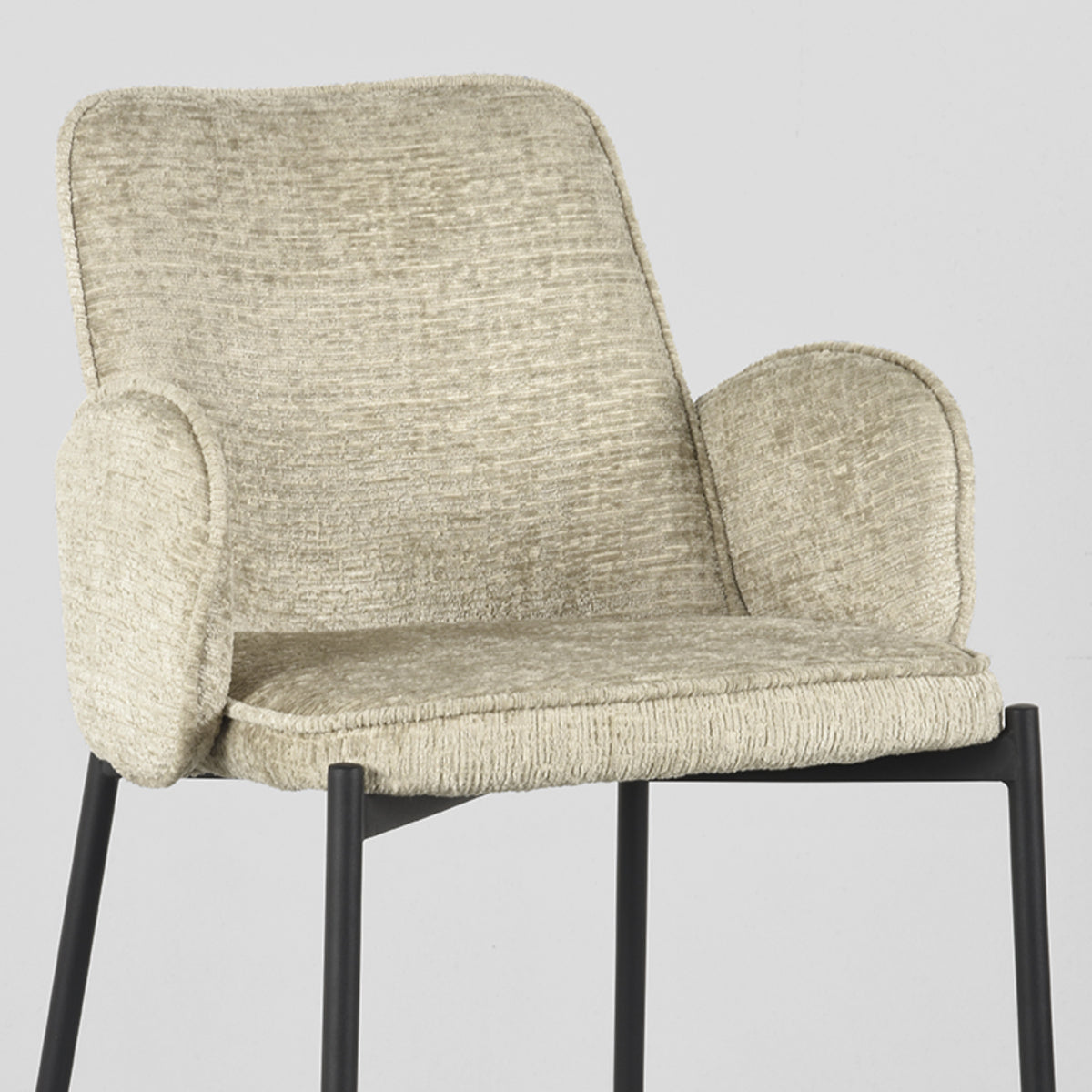 LABEL51 Barkruk Joni – Elegant Design – Microfiber Bekleding – Zithoogte 78 cm