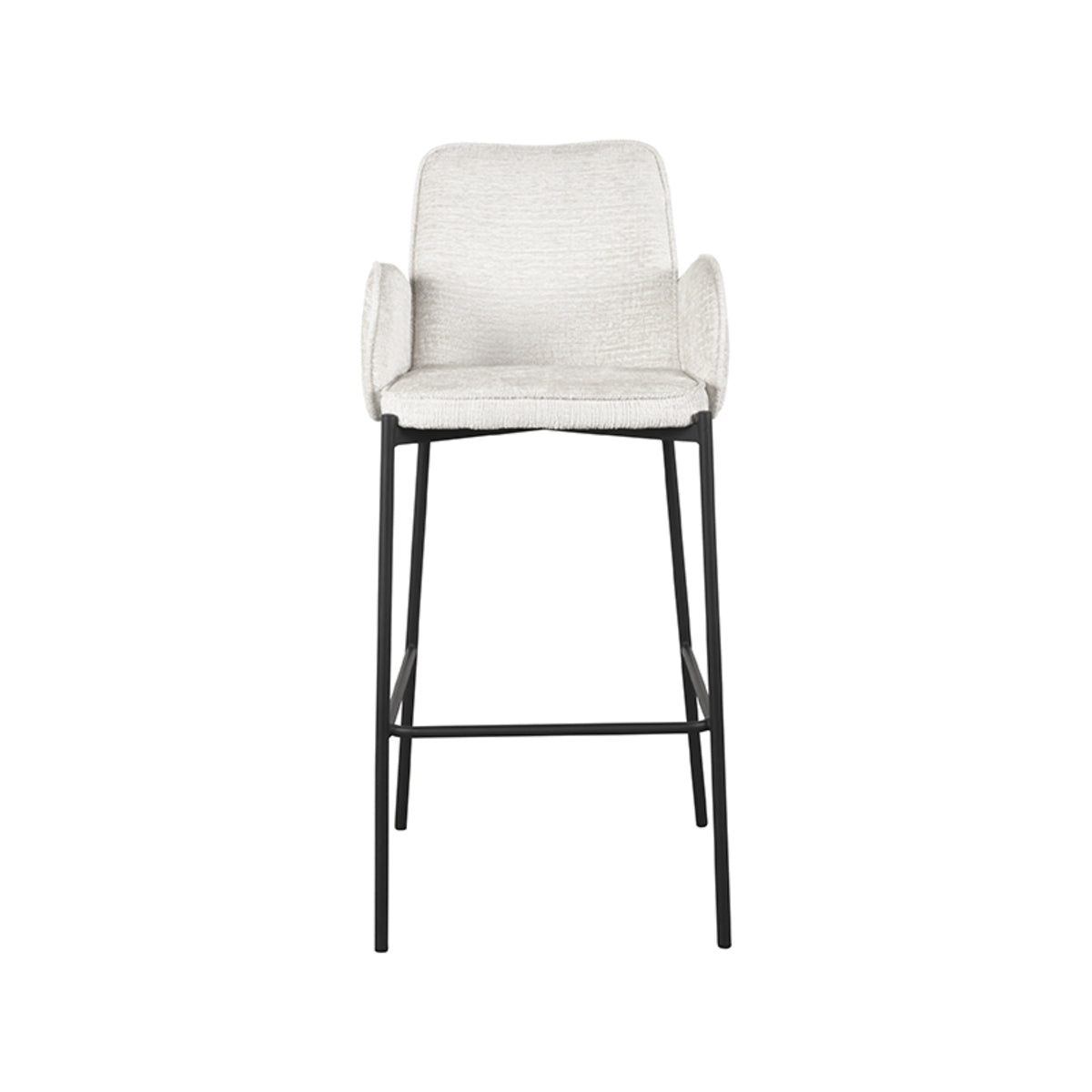 LABEL51 Barkruk Joni – Elegant Design – Microfiber Bekleding – Zithoogte 78 cm