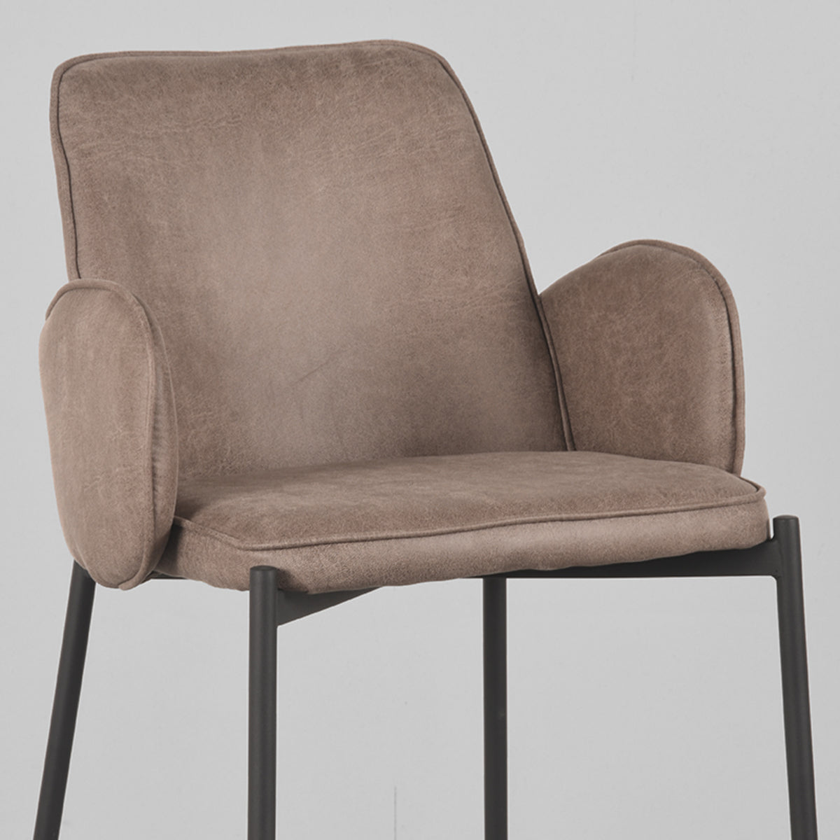 LABEL51 Barkruk Joni – Elegant Design – Microfiber Bekleding – Zithoogte 78 cm