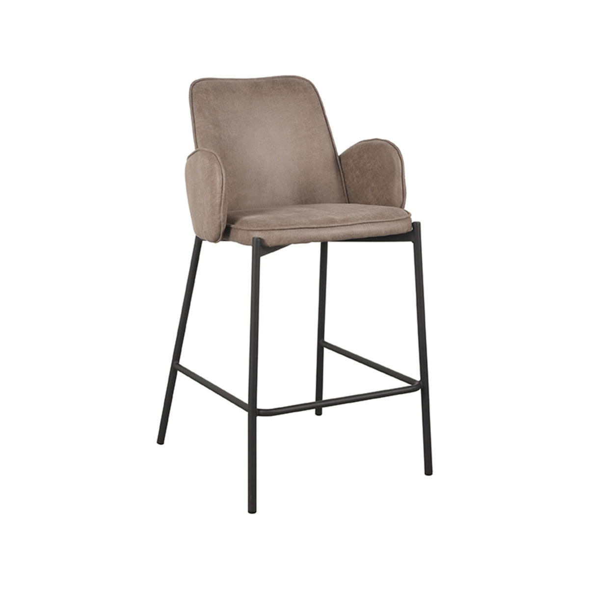 LABEL51 Barkruk Joni - Elegant - Microfiber - Zithoogte 65