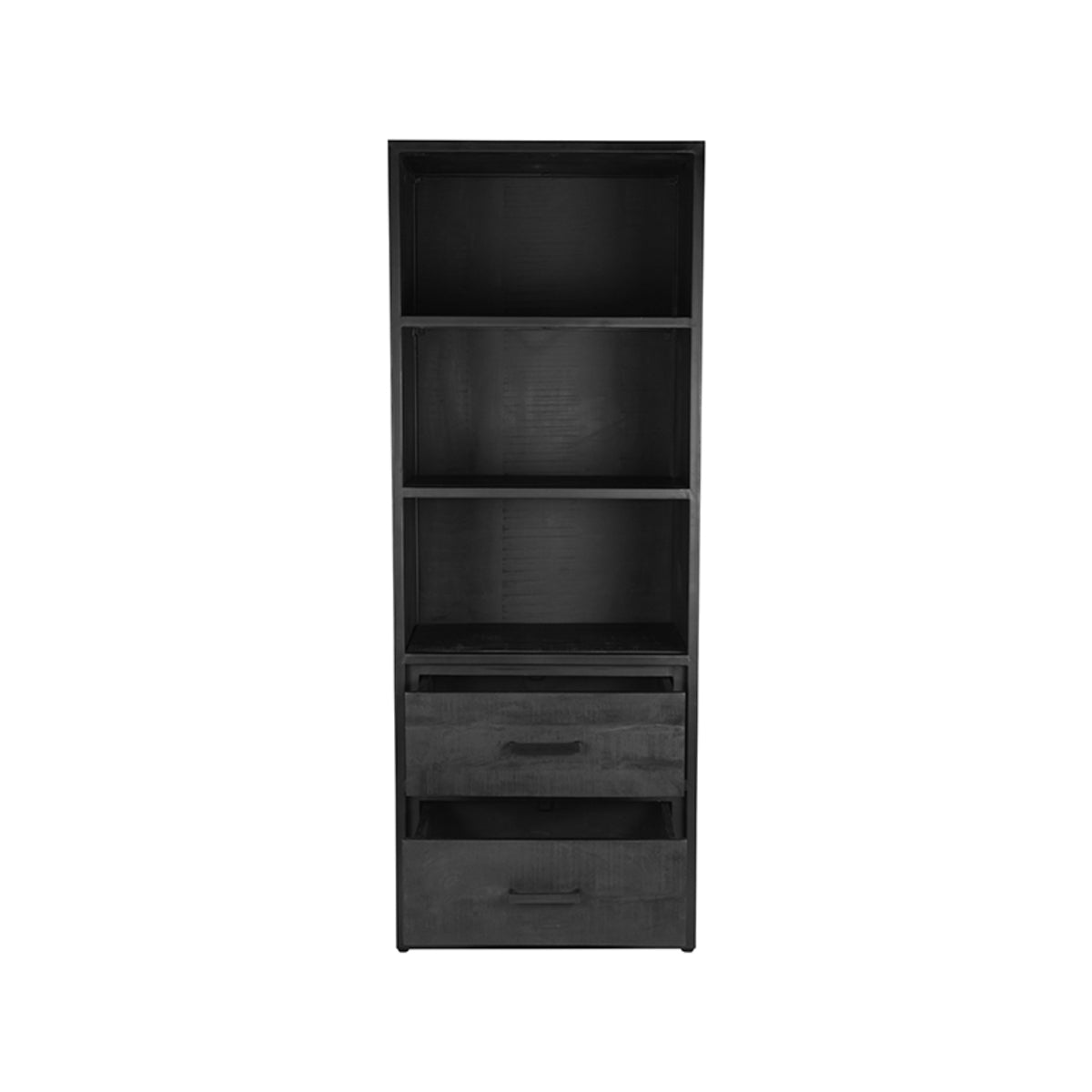 LABEL51 Boekkast Chili - Zwart - Mangohout - Boekkast