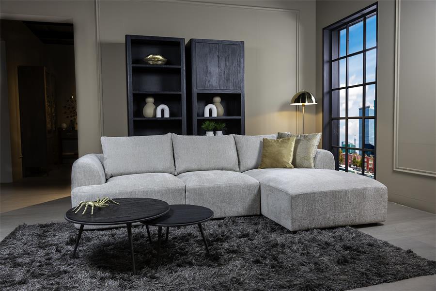 Tower Living Hoekbank Canterbury – 2,5-Zits met Chaise Longue Rechts – Mona Stof